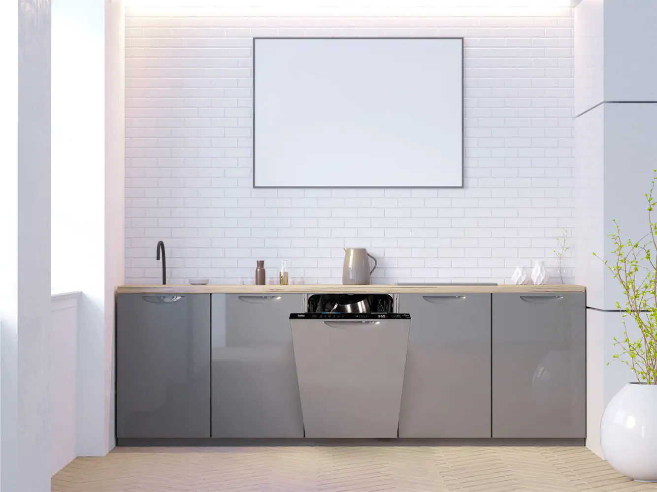 Минимализм и функциональность: посудомоечная машина Beko BDIS36020 для вашей кухни